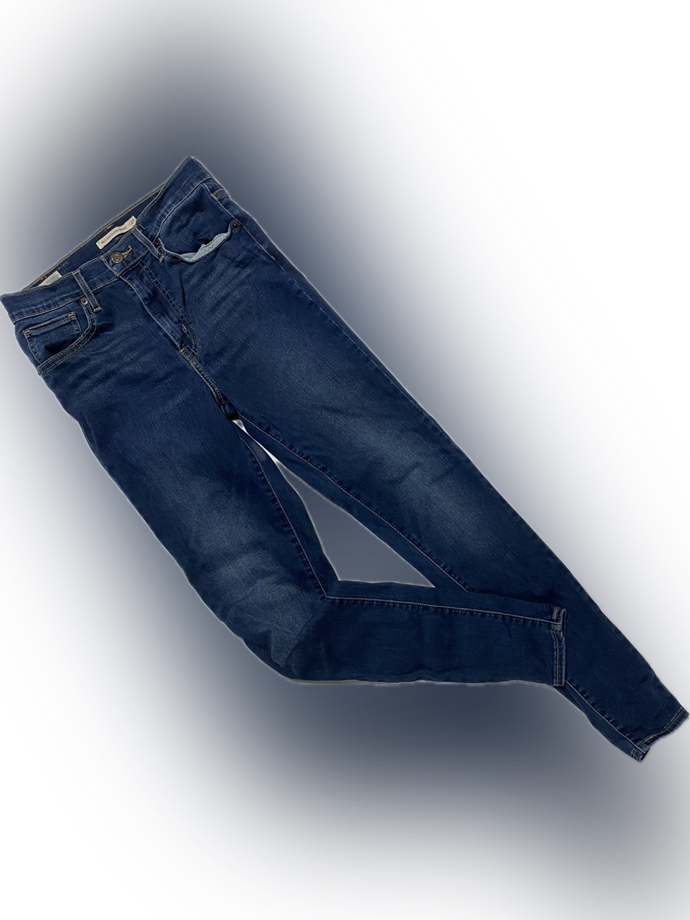 Levi's Women's super Skinny Jeans in Dark Blue Indigo